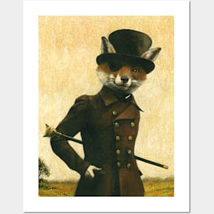 Sly Victorian Fox Posters and Art